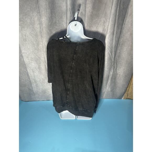 Black Birch Womens Long Sleeve Solid Top sz Large - Picture 2 of 2
